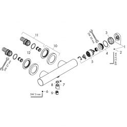 Смеситель Hansgrohe Vivenis 75620000 для душа