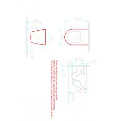 Унитаз подвесной VitrA Sanibelle SmoothFlush с сидением 7551B003-0075+801-003-019