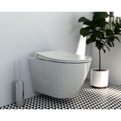 Унитаз подвесной VitrA Sanibelle SmoothFlush с сидением 7551B003-0075+801-003-019