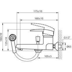 Смеситель для ванны Ahti Savo SV405001