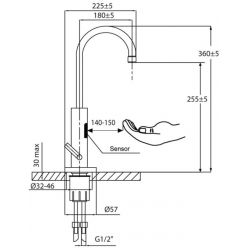 Смеситель для раковины Ahti SN107411