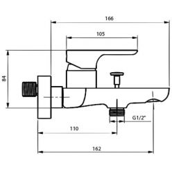 Смеситель для ванны Ahti Sipoo SB405001