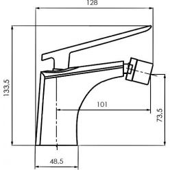 Смеситель для биде Ahti Pori PR501001