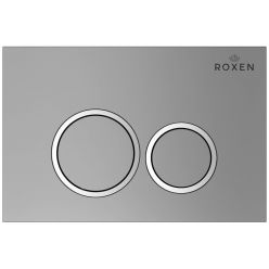 Инсталляция для подвесного унитаза Roxen StounFix Slim 710200 с клавишей смыва Santi 410260M