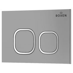 Инсталляция для подвесного унитаза Roxen StounFix Slim 710200 с клавишей смыва Santi 410280M