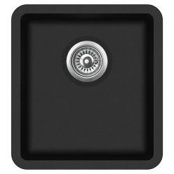 Мойка кухонная AquaSanita Arca SQA 101 601 W Black Metallic