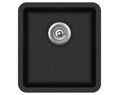 Мойка кухонная AquaSanita Arca SQA 101 601 W Black Metallic