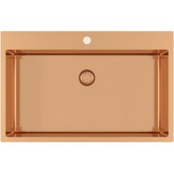 Мойка кухонная AquaSanita Steel AIR 100 M-C copper