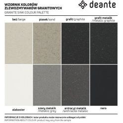 Мойка кухонная Deante Andante ZQN_N113 78x49 черный