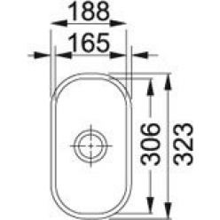 Мойка кухонная FRANKE AMX 110-16 18,8х32,3