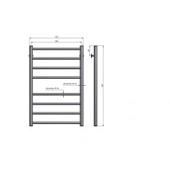 Полотенцесушитель водяной Stinox Toscana 50x80