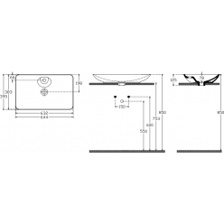 Смеситель для душа скрытого монтажа Deante Arnika BQA_Z44P золото